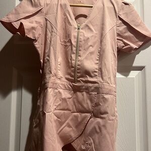 Jaanuu stub tulip top gold zipper